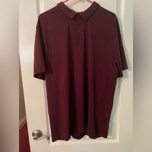 Maroon lululemon polo
